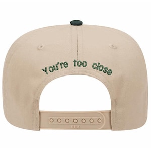 Custom back of hat embroidery by La La Land Embroidery