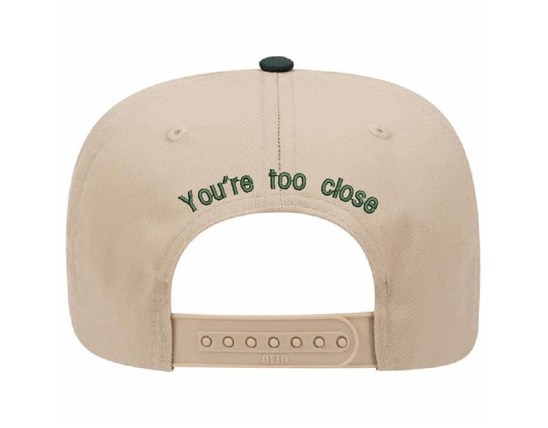 Custom back of hat embroidery by La La Land Embroidery