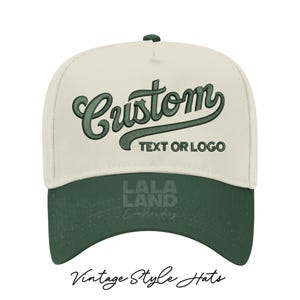 Custom embroidered hats for weddings, business logos, events, wholesale and bulk