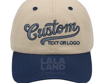 Custom Embroidered Dad Hats, Personalized Dad Hats, Low Profile Cap