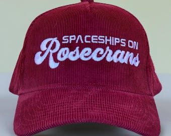 Spaceships on Rosecrans Hat (Glow in the dark)