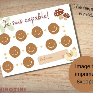 Motivation board, cleanliness, sleep for children, neutral