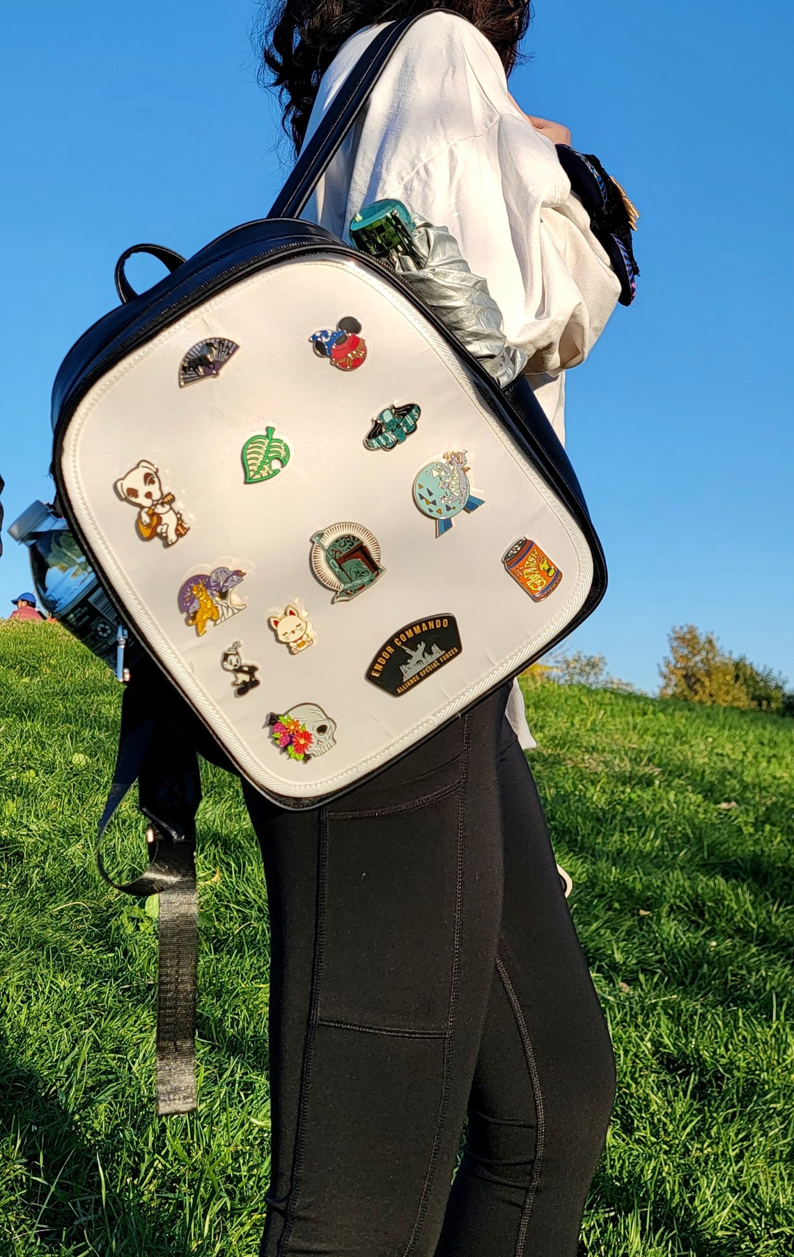 Pin Display Backpack Luxury PU Leather Itabag Backpack Clear Etsy