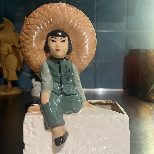 MCM Asian Girl Planter
