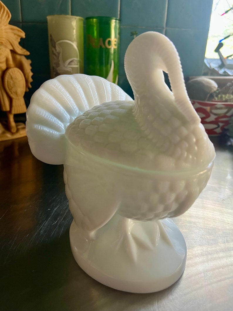 LE Smith Milk Glass Turkey zdjęcie 2