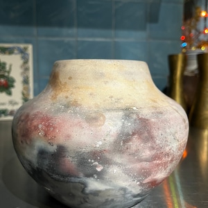 Beautiful Pit Fired Pot or Vase