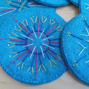 Modern, stylish, decorative coaster set, 6 coasters