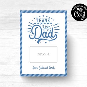 Danke Papa Geschenkkartenhalter, Geschenkkartenhalter, Vatertagsgeschenk, Geschenk für Papa, Sofort Download, Danke Papa