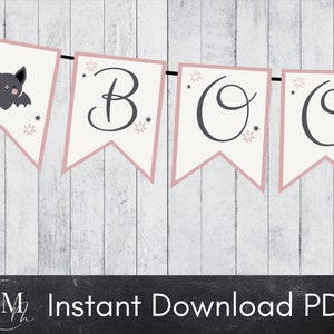 Halloween Boo Bash Banner: Printable Party Decor (Instant Download)