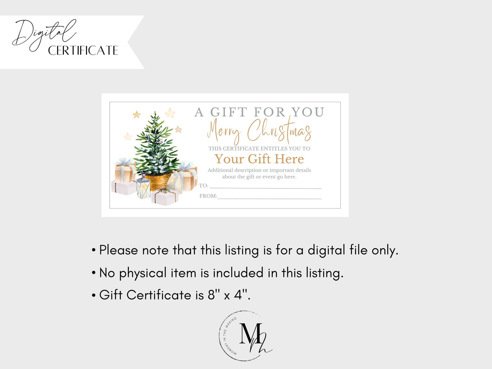 Christmas Tree Gift Certificate - Il 1588xN.6416353812 53ys 