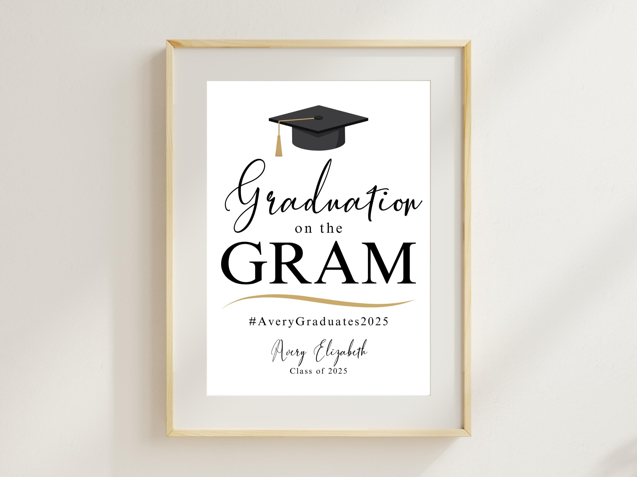 Graduation Party Signs Bundle: Personalized Printable Decor (digital ...