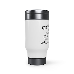 Stainless Steel Travel Mug with Handle, 14oz