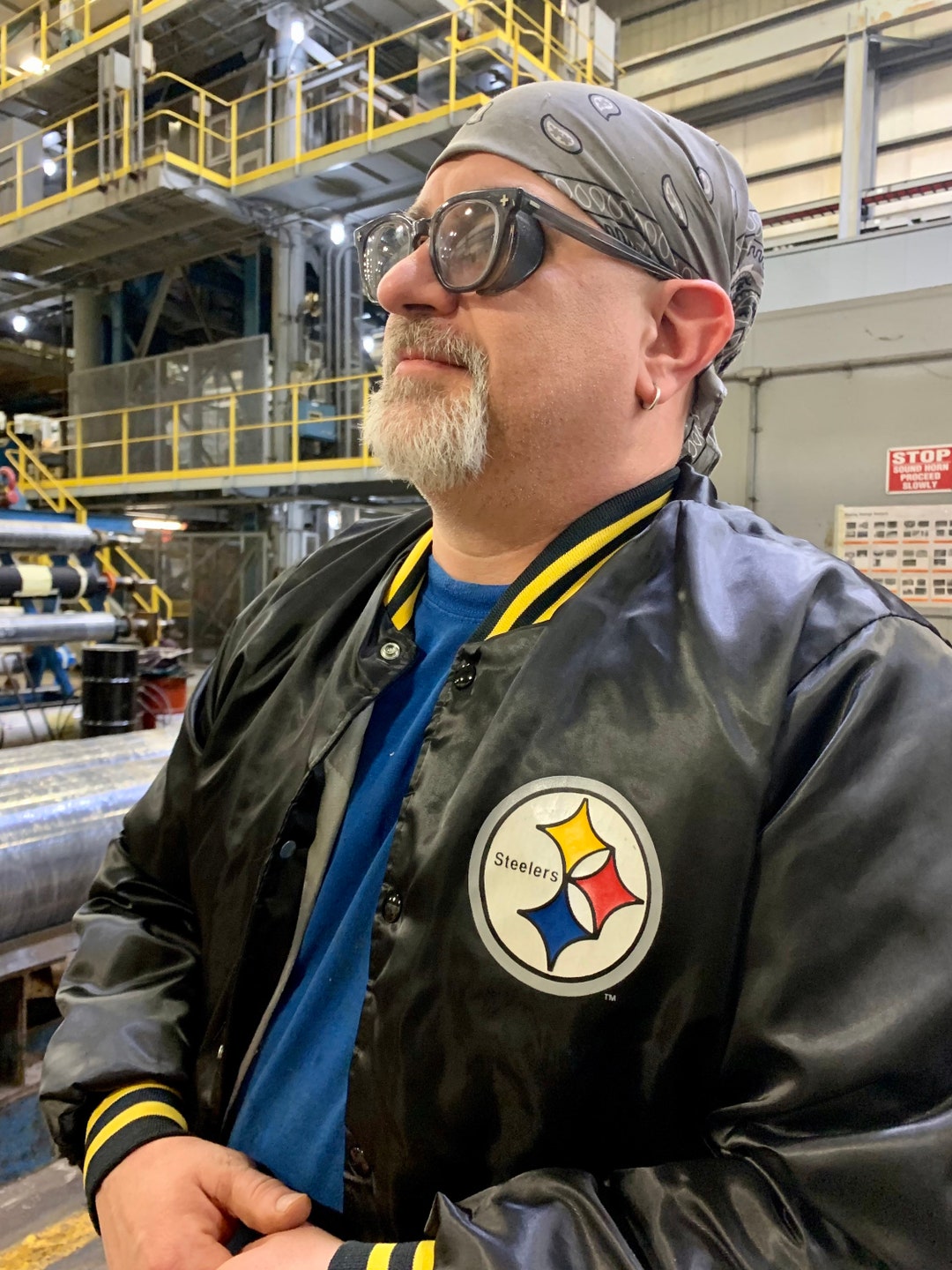 Vintage steelers deals windbreaker