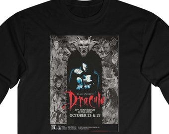 Bram Stoker's Dracula 30th Anniversary Re-Release poster Long Sleeve Shirt, Dracula Shirt, Bram Stoker Shirt, Movie Poster Shirt, Great Gift