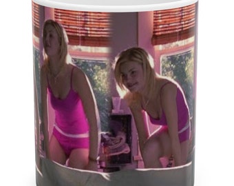 Elisha Cuthbert Coffee Cup, Elisha Cuthbert Old School Mug, Retro Celebrity Mug, Vintage Coffee Mug, 11oz 15oz, Great Gift