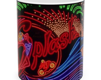 Splash Show Marquee, Riviera Las Vegas, Retro Vintage Coffee Mug, 11oz 15oz, Great Gift