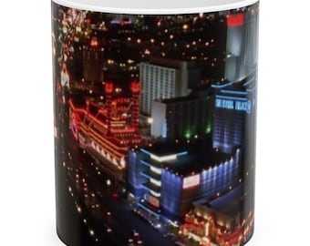 Imperial Palace and Showboat Casinos Coffee Cup Las Vegas, Retro Vintage Coffee Mug, 11oz 15oz, Great Gift