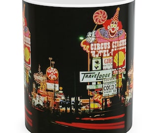 Circus Circus Marquee, Circus Circus Hotel & Casino, Las Vegas, Retro Vintage Coffee Mug, 11oz 15oz, Great Gift