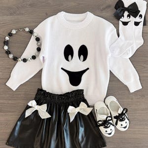 Girls Halloween Outfit, Girls Halloween Costume, Girls Ghost Costume, Ghost Outfit, Toddler Girls Halloween Costume, Baby Girl Ghost Costume