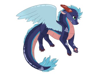 Digital Dragon Illustration