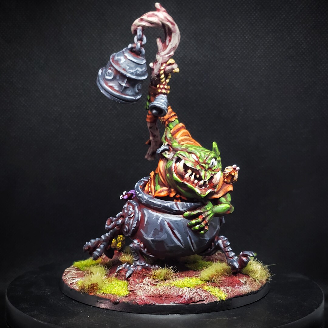 Hand-painted Display-scale Goblin Wizard Miniature - Etsy