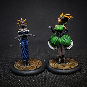 Painted Malifaux Second Edition Arcanists Performers Miniatures
