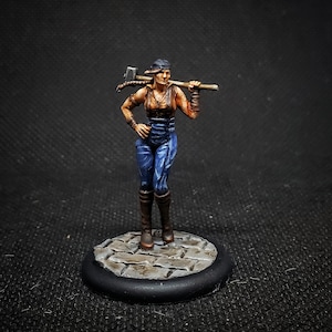 Dipinto Malifaux Seconda edizione Outcasts Edizione limitata Scultura alternativa Johann / Johanna