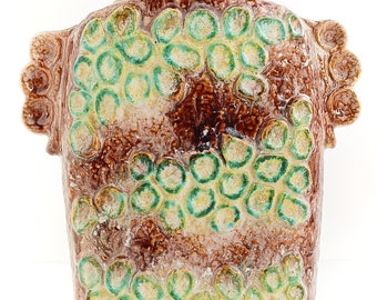 Vintage West German Fat Lava Vase Made by Dumler & Breiden. Style