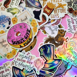 Mystery Sticker Pack: 5 Waterproof Vinyl Stickers