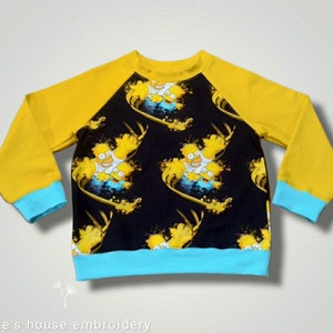 Homer and Bart Simpsons sweatshirt for boys and girls