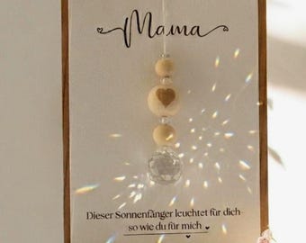 Sonnenfänger, Geschenk Ideen Mutter, Mama Geburtstagsgeschenk, Geschenk Muttertag, Geschenk für Mama Geburtstag, Geschenk Idee Mama