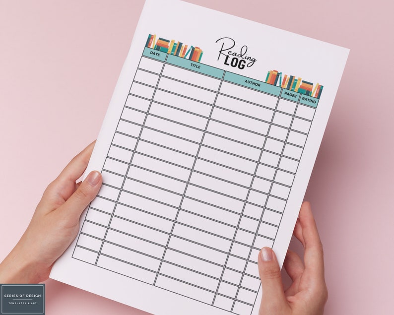 Ultimate Printable Reading Log | Book Tracker US Letter, Half Letter ...