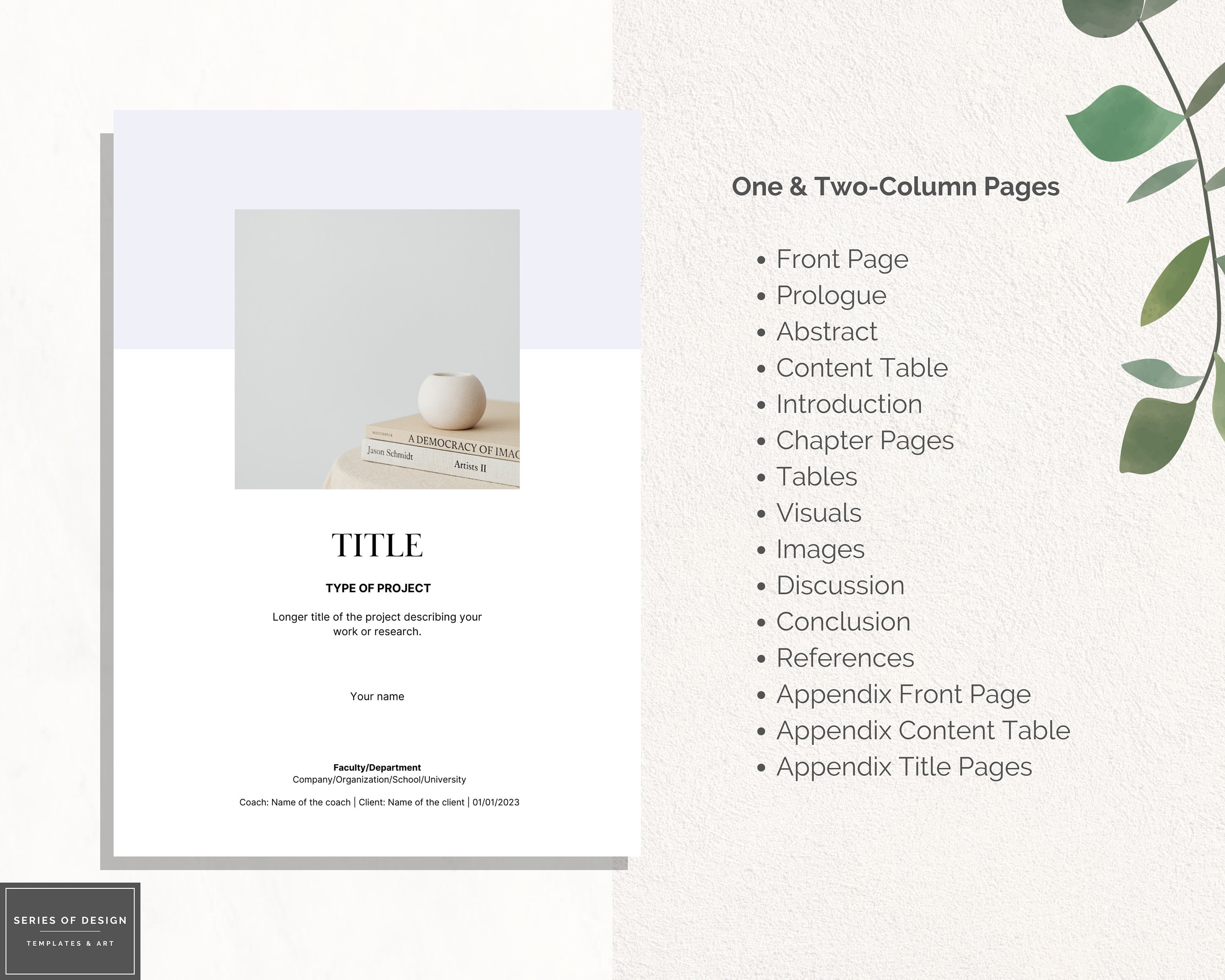 Professional Report Template - Editable Report With Visuals and ...