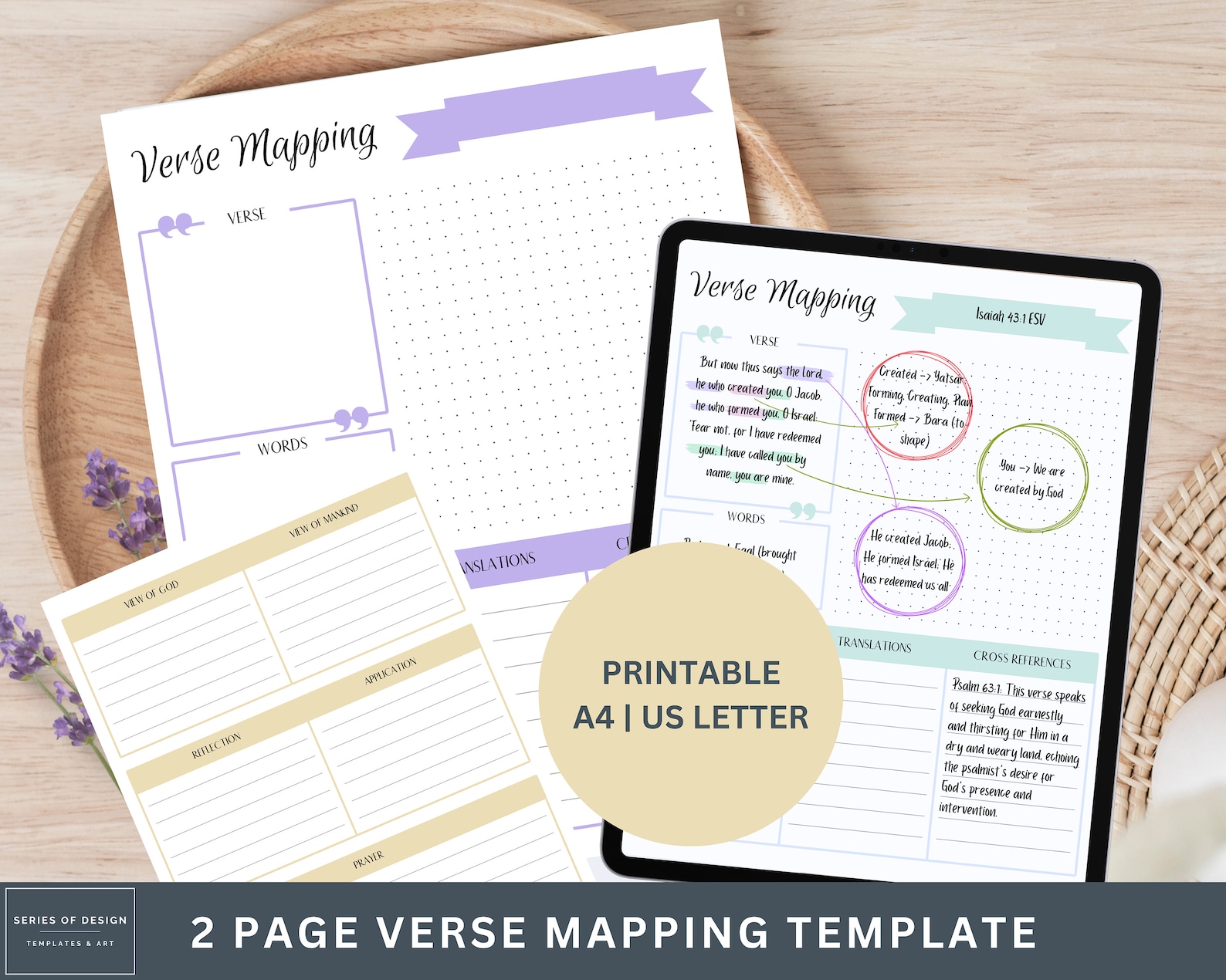 Printable Verse Mapping PDF & PNG for Bible Study - Word Study Tools ...
