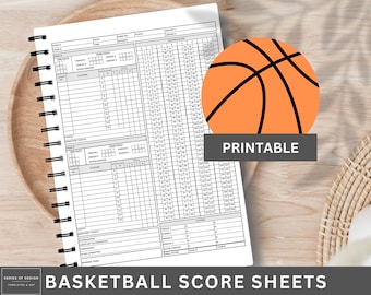 Basketball Scoresheets - Keep Track of Every Game - Printable PDF