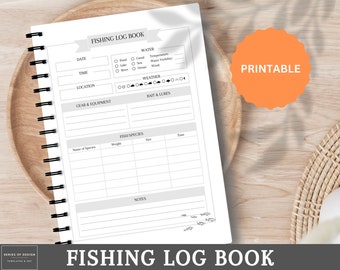 Fishing Log Book Printable - Fishing Journal for Anglers