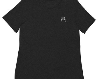 Women’s relaxed tri-blend cat t-shirt