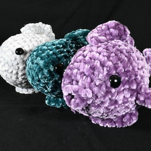 Cute Lumpfish Plush Amigurumi Crochet Fish Plushie