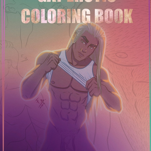 Gay erotic Coloring book