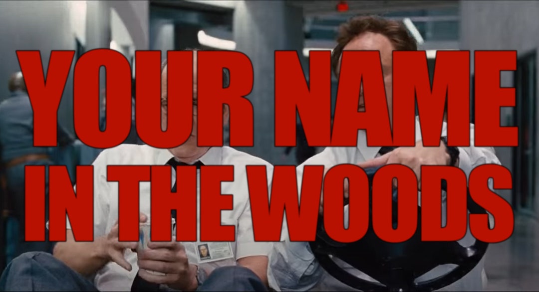 YOUR NAME HERE (cabin in the Woods) - Etsy