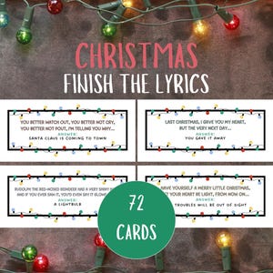 Christmas Finish The Lyrics Christmas Song Game Finish The Christmas Lyrics Finish The Lyrics Christmas Game Christmas Finish The Lyric Game
