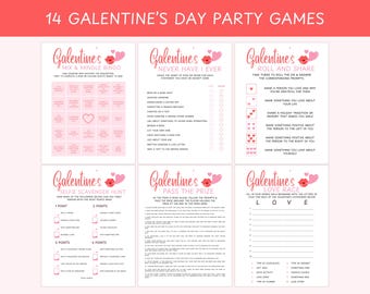 Galentines Games For Adult Galentines Day Games Printable Galentine Games For Teen Galentine Party Game Ladies Night Games Girls Night Games