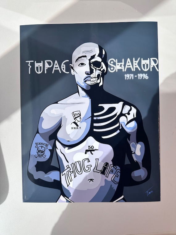 2Pac 8.5 x 11インチ ポスター - Etsy 日本