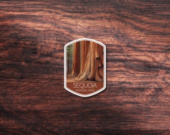 Sequoia National Park Sticker, Great for Hydroflask, Laptop, or outdoors. Waterproof Vinyl Sticker