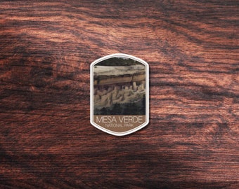 Mesa Verde National Park Sticker, Great for Hydroflask, Laptop, or outdoors. Waterproof Vinyl Sticker