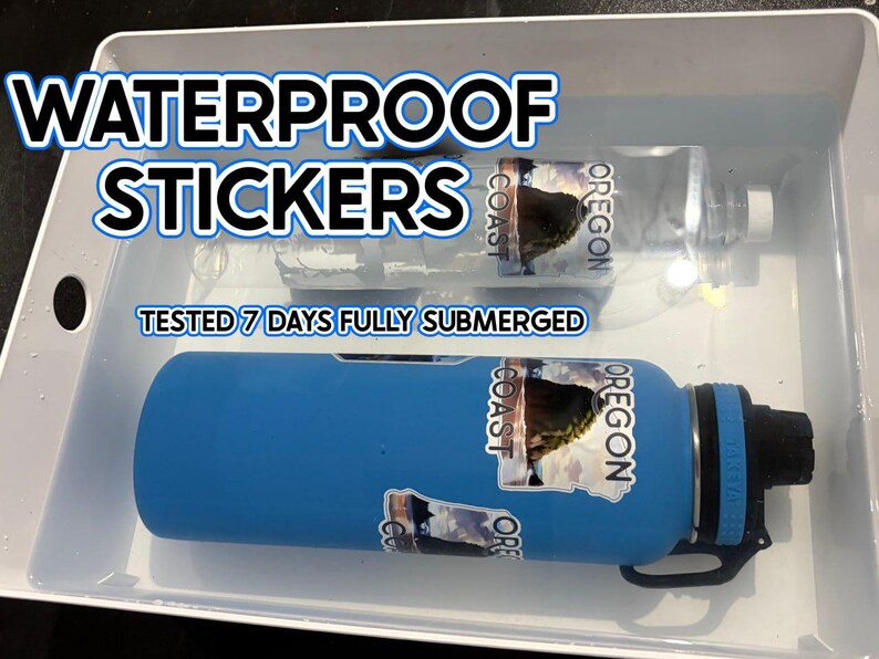 Oregon Coast Haystack Rock Waterproof Sticker | Rugged Formula image 2