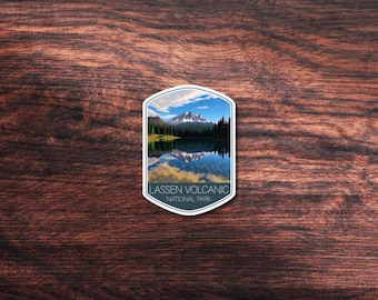 Lassen Volcanic National Park Sticker, Great for Hydroflask, Laptop, or outdoors. Waterproof Vinyl Sticker