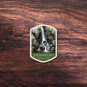 Shenandoah National Park Sticker, Great for Hydroflask, Laptop, or outdoors. Waterproof Vinyl Sticker