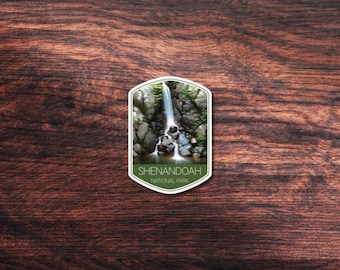 Shenandoah National Park Sticker, Great for Hydroflask, Laptop, or outdoors. Waterproof Vinyl Sticker