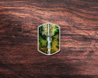 Multnomah Falls Oregon Sticker - Perfect for water bottle, laptop, or car!